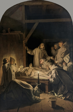 Death of St Bruno by Eustache Le Sueur