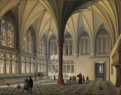 Der Sommerremter im Hochmeisterpalast der Marienburg by Domenico Quaglio the Elder