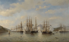 Dutch, English, French and American Squadrons in Japanese Waters during the Expedition under the Command of the French Captain Constant Jaurès, September 1864 by jonkheer Jacob Eduard van Heemskerck van Beest