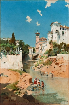 El Darro (Recuerdos de Granada) by José Marín-Baldo y Burgueros