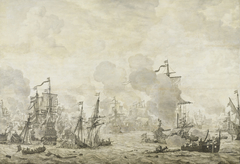 Episode from the Battle of the Sound between the Dutch and Swedish fleets, 8 November 1658