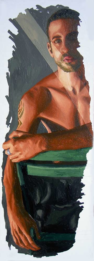 erotic male nude painting homosexaul artist painter raphael perez queer artworks paintings