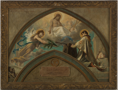 Esquisse pour l'église de Champigny-sur-Marne : le Martyre de saint Saturnin by Théobald Chartran