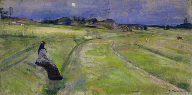 Evening Edvard Munch Artwork On Useum