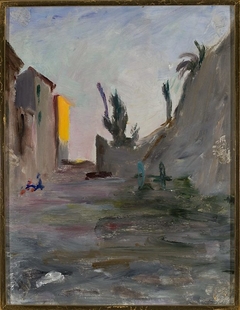 Evening in Bordighera. From the journey to Italy by Jan Ciągliński