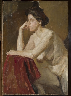 Female model, study by Jan Ciągliński