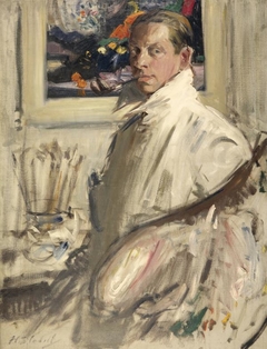 Francis Campbell Boileau Cadell, 1883 - 1937. Artist (Self-portrait) by Francis Cadell