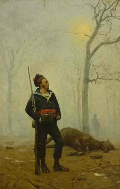 Fusilier en faction by Étienne-Prosper Berne-Bellecour