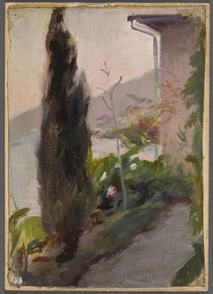 Garden of the Bakhchi-Dere villa in Yalta. From the journey to Crimea by Jan Ciągliński