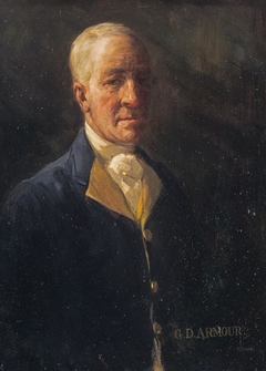 George Denholm Armour, 1864 - 1949. Artist (Self-portrait) by George Denholm Armour