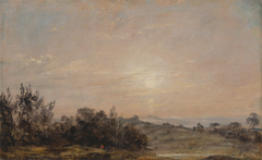 Hampstead Heath looking towards Harrow by John Constable