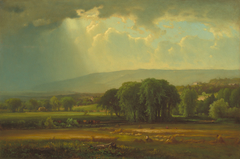 Harvest Scene in the Delaware Valley by George Inness