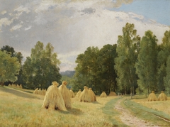 Haystacks. Preobrazhenskoe by Ivan Shishkin