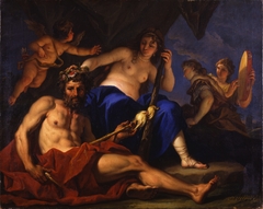 Hercules at the feet of Omphale