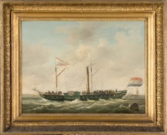 Het raderstoomschip 'Prinses Marianne' (I) by Jan van Ouwerkerk