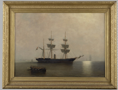 Het schroefstoomschip 2e klasse Zr.Ms. Citadel van Antwerpen by Petrus Paulus Schiedges