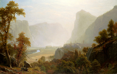 Hetch Hetchy Valley from Road by Albert Bierstadt