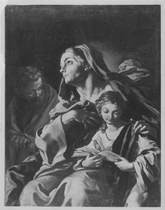 Hl. Anna mit Joachim und Maria by Francesco Solimena
