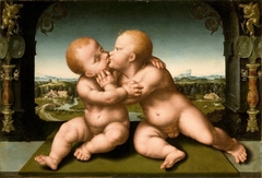 Holy Infants Embracing by Anonymous