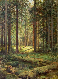 Хвойный лес. Солнечный день by Ivan Shishkin
