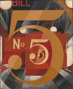 I Saw the Figure 5 in Gold by Charles Demuth