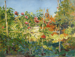 Jardin à Trouville by Gustave Caillebotte