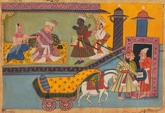Kekeyi informs Rama and Lakshmana of the decision of Dasharatha by Anonymous