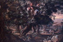 King Charles II and Colonel William Carlos (Careless) in the Royal Oak by Isaac Fuller