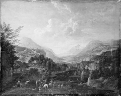 Landscape by the Rhine by F Baets