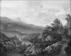 Landscape by the Rhine by Johannes Vorstermans