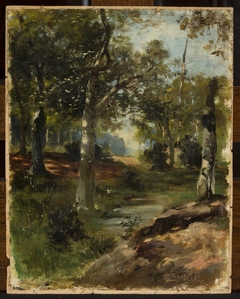 Landscape by Franciszek Władysław Sandecki