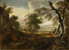 Landscape with a road