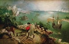 Landscape with the Fall of Icarus by Pieter Brueghel the Elder