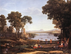Landscape with the Marriage of Isaac and Rebecca by Claude Lorrain