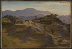 Landschaft bei Civitella by Johann Wilhelm Schirmer