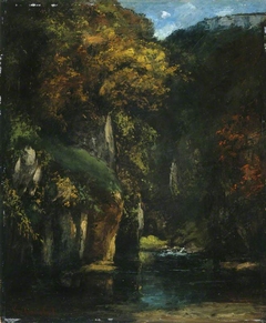 Le ruisseau du Puits Noir by Gustave Courbet