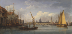 London Bridge, with St. Paul's Cathedral in the distance by William Anderson
