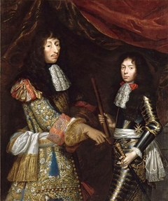 Louis II de Bourbon Condé and his son Henri-Jules, Duke of Enghien by Justus van Egmont