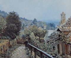 Louveciennes. Sentier de la Mi-côte by Alfred Sisley