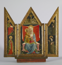 Madonna and Child Enthroned with Saints by Andrea de Litio