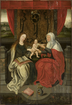 Madonna and Child with Saint Anne by Anonymous