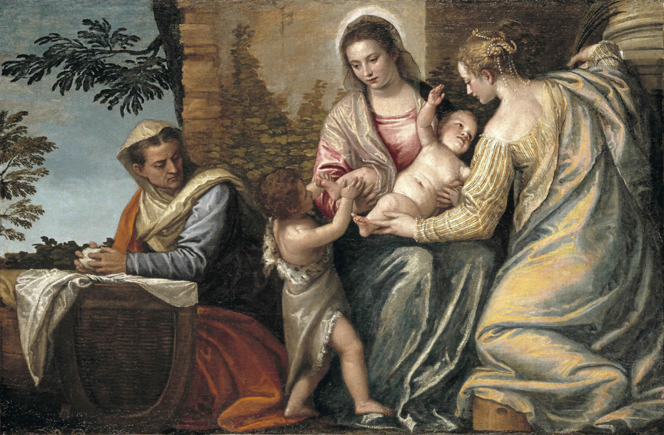 Madonna and Child with St. Elizabeth, the Infant St. John the Baptist