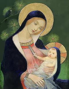 Madonna of the Fir Tree by Marianne Stokes