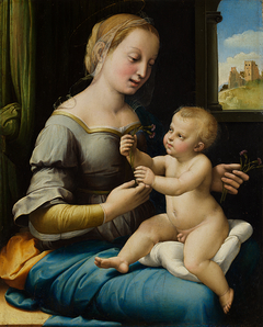 Madonna of the Pinks by Raphael