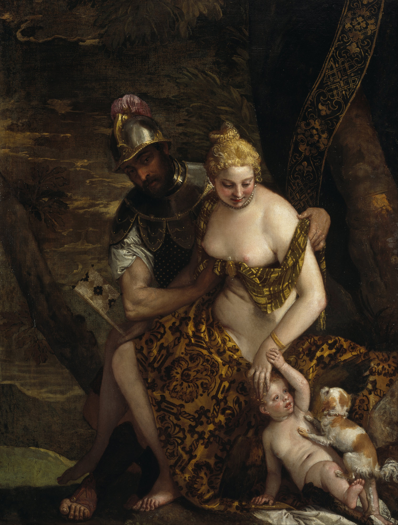 Mars and Venus with Cupid and a Dog