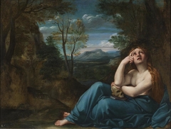 Mary Magdalene in a landscape