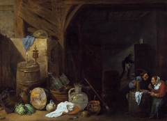 Meal in the Barn by David Teniers the Younger