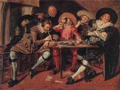 Merry Company in a Tavern by Dirck Hals