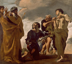 Moses and the Messengers from Canaan by Giovanni Lanfranco