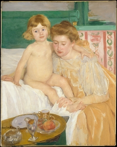 Mother and Child (Baby Getting Up from His Nap) by Mary Cassatt